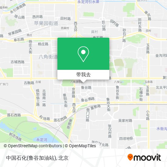 中国石化(鲁谷加油站)地图