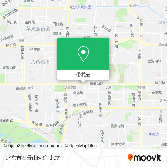 北京市石景山医院地图