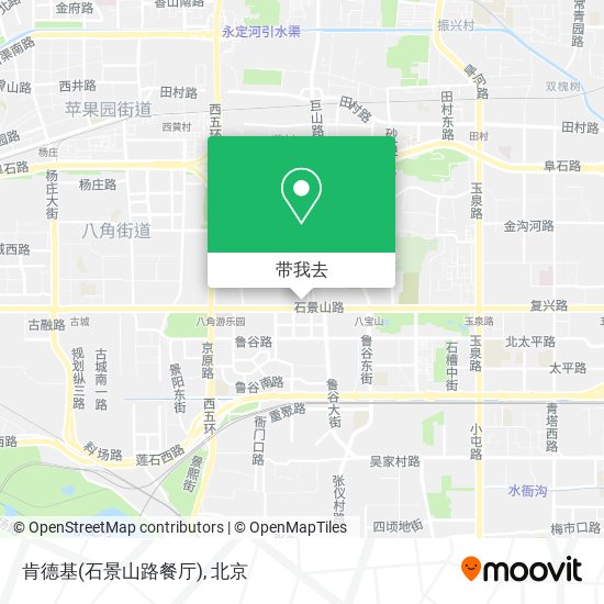 肯德基(石景山路餐厅)地图