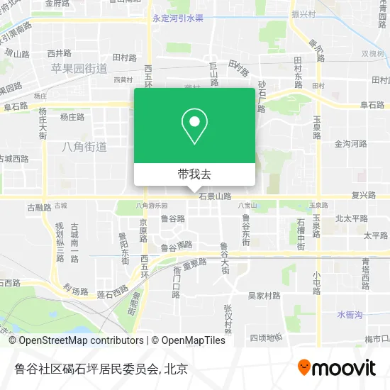 鲁谷社区碣石坪居民委员会地图