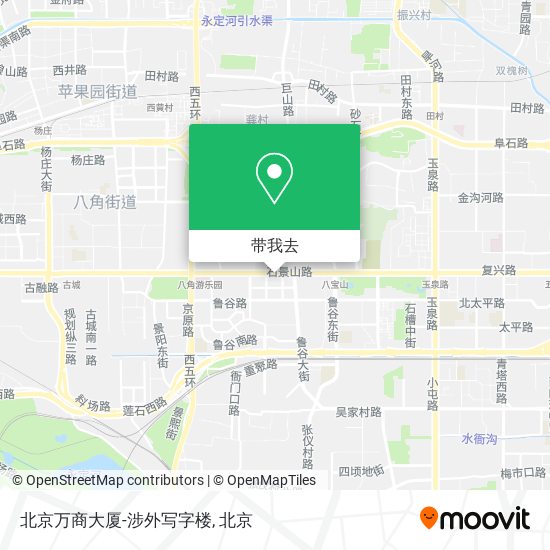北京万商大厦-涉外写字楼地图
