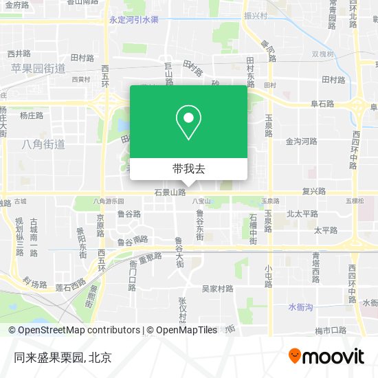 同来盛果栗园地图