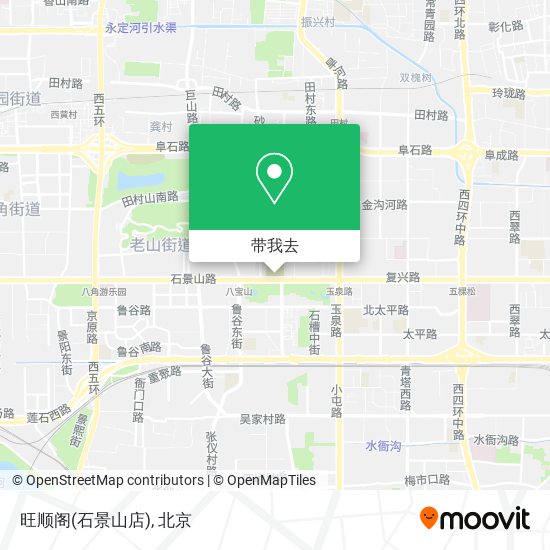 旺顺阁(石景山店)地图