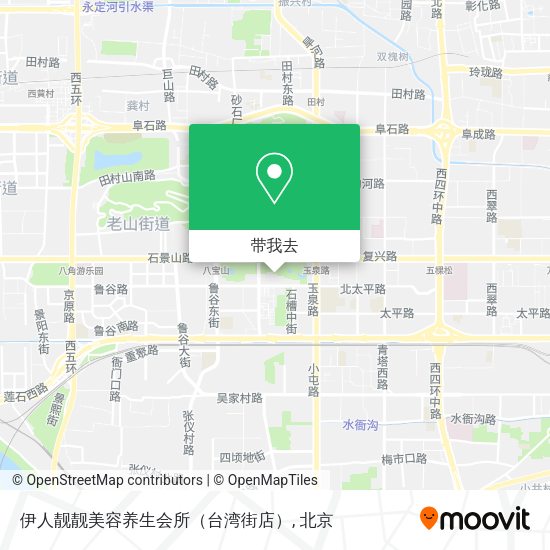 伊人靓靓美容养生会所（台湾街店）地图
