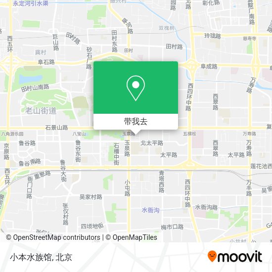 小本水族馆地图