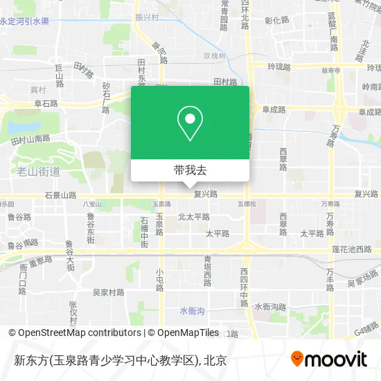 新东方(玉泉路青少学习中心教学区)地图