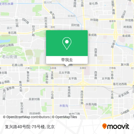 复兴路40号院-75号楼地图
