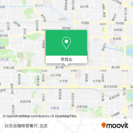 白百合咖啡茶餐厅地图