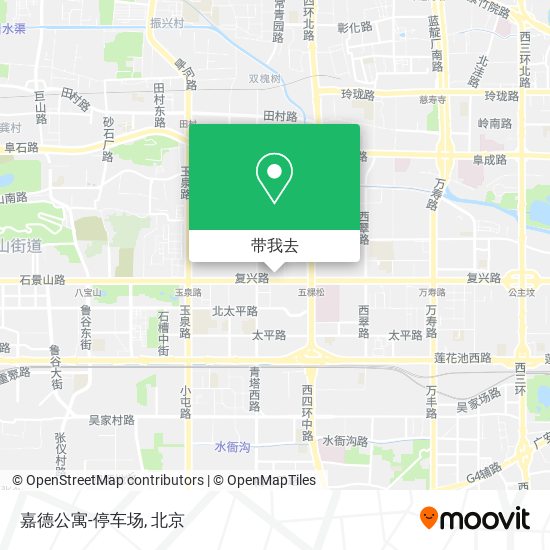 嘉德公寓-停车场地图