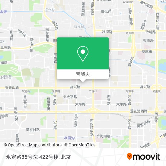 永定路85号院-422号楼地图