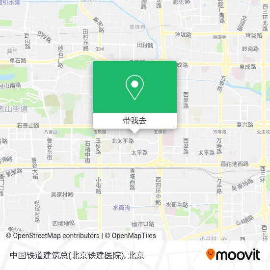 中国铁道建筑总(北京铁建医院)地图