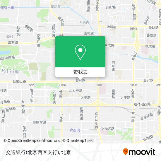 交通银行(北京西区支行)地图