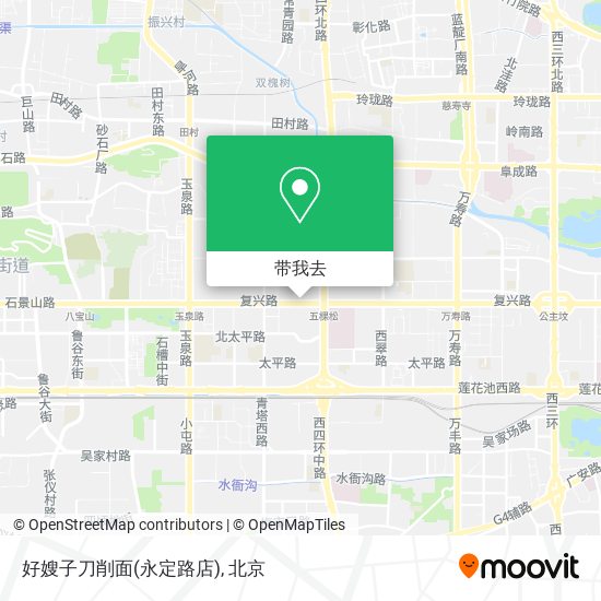 好嫂子刀削面(永定路店)地图