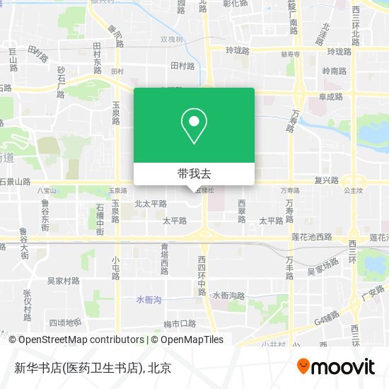 新华书店(医药卫生书店)地图
