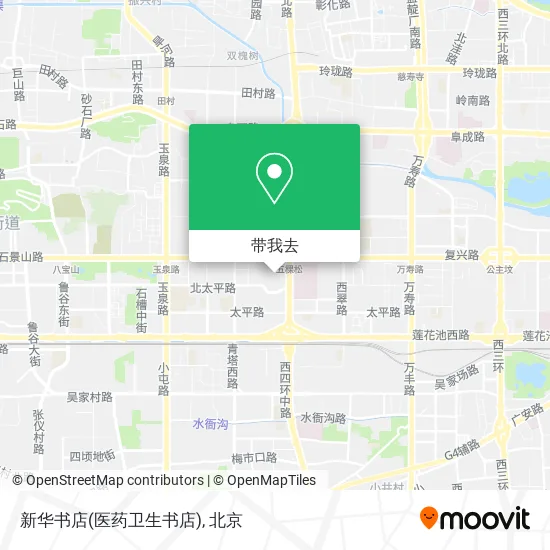 新华书店(医药卫生书店)地图