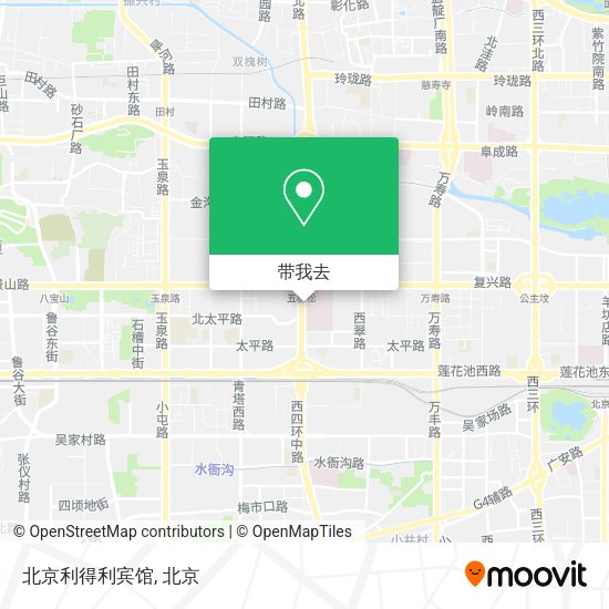 北京利得利宾馆地图