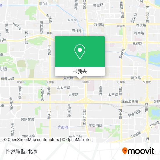怡然造型地图