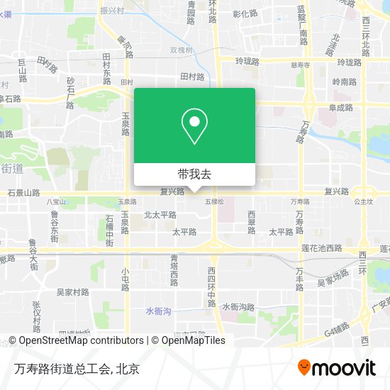 万寿路街道总工会地图