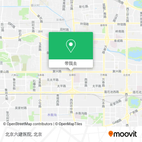 北京六建医院地图