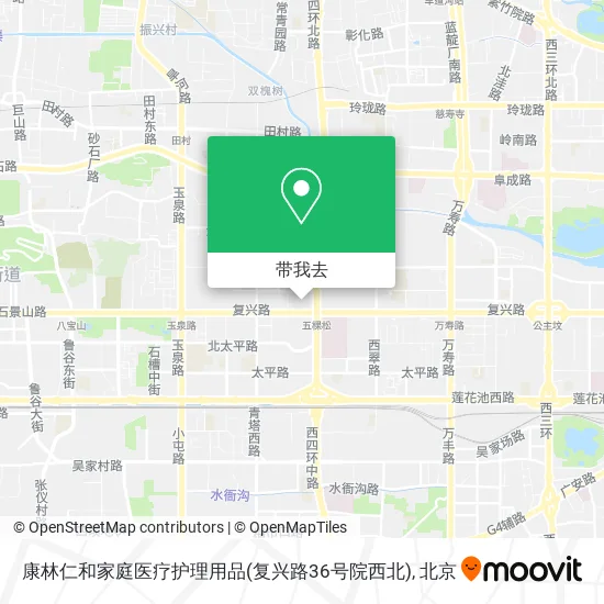 康林仁和家庭医疗护理用品(复兴路36号院西北)地图