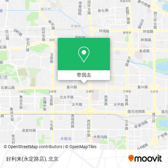 好利来(永定路店)地图
