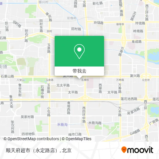 顺天府超市（永定路店）地图