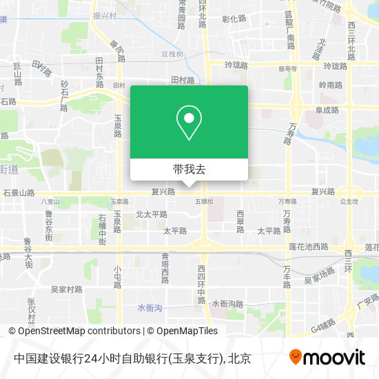 中国建设银行24小时自助银行(玉泉支行)地图