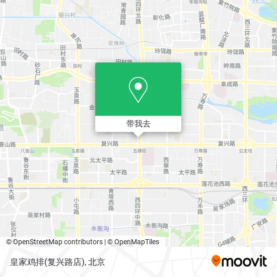 皇家鸡排(复兴路店)地图