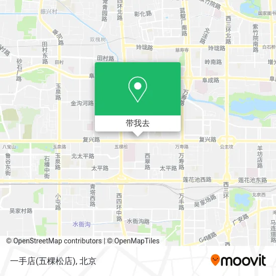 一手店(五棵松店)地图