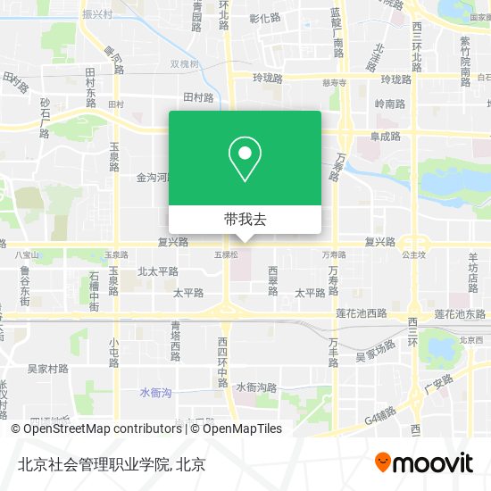 北京社会管理职业学院地图