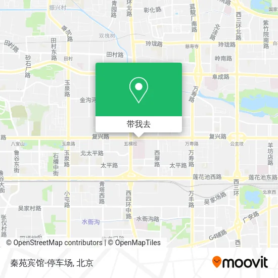 秦苑宾馆-停车场地图
