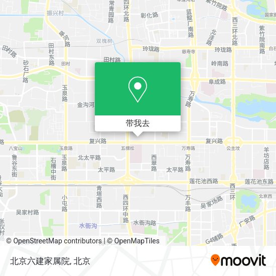 北京六建家属院地图