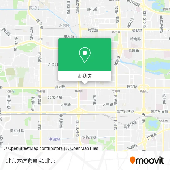 北京六建家属院地图