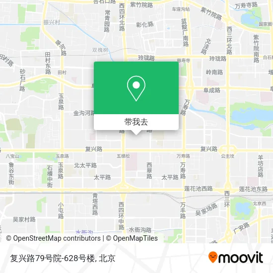 复兴路79号院-628号楼地图
