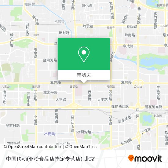 中国移动(亚松食品店指定专营店)地图