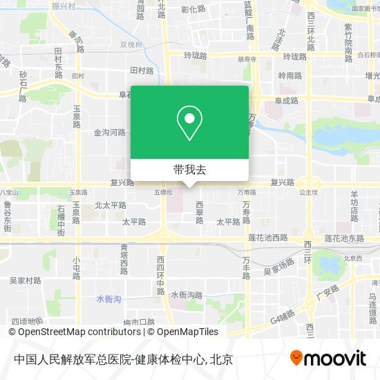 中国人民解放军总医院-健康体检中心地图