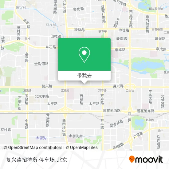 复兴路招待所-停车场地图