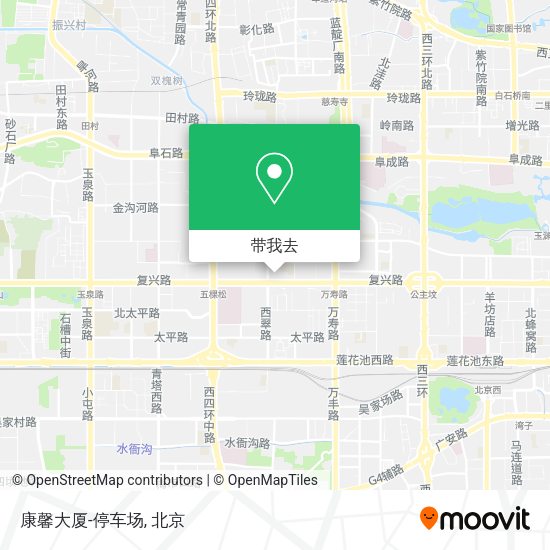康馨大厦-停车场地图