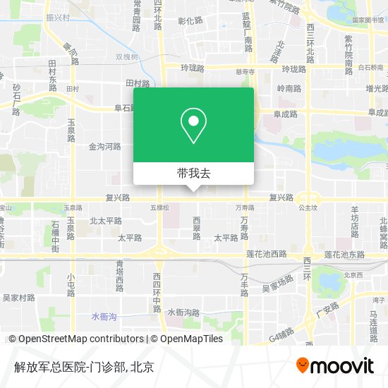 解放军总医院-门诊部地图