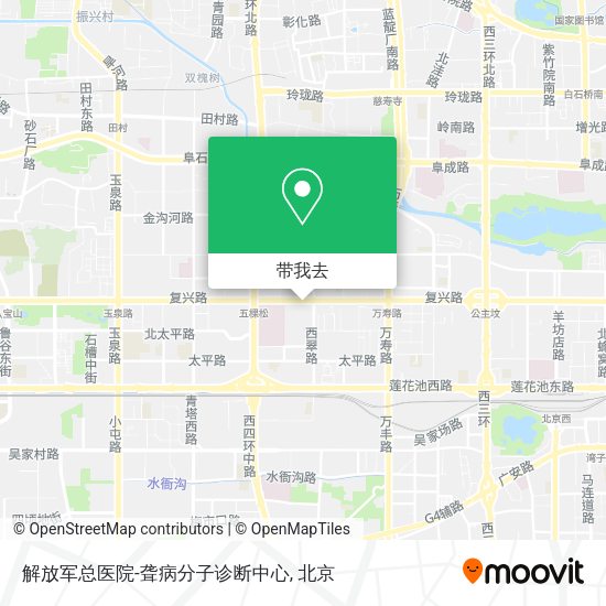 解放军总医院-聋病分子诊断中心地图