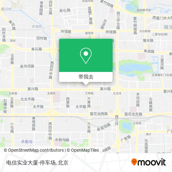 电信实业大厦-停车场地图
