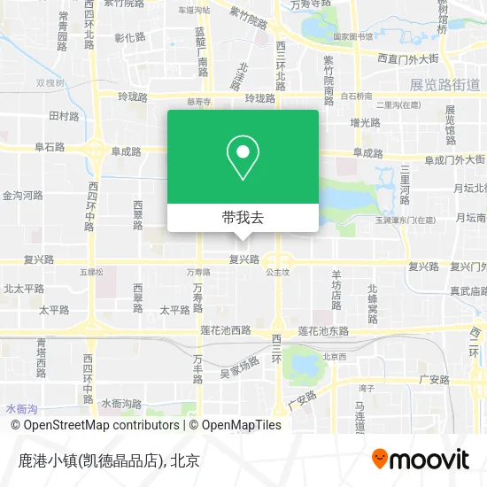 鹿港小镇(凯德晶品店)地图