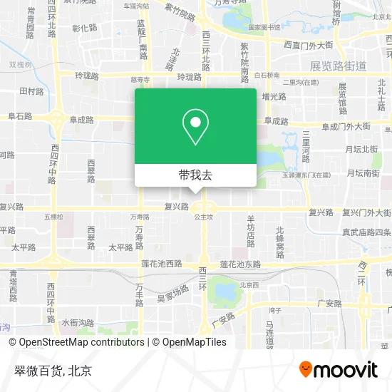 翠微百货地图