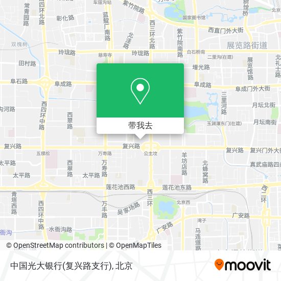 中国光大银行(复兴路支行)地图