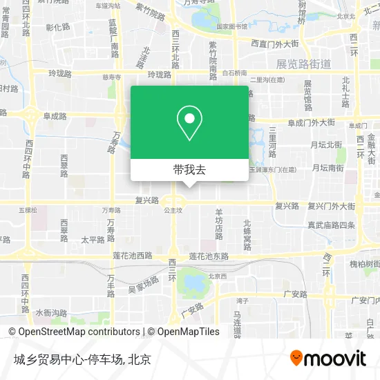 城乡贸易中心-停车场地图