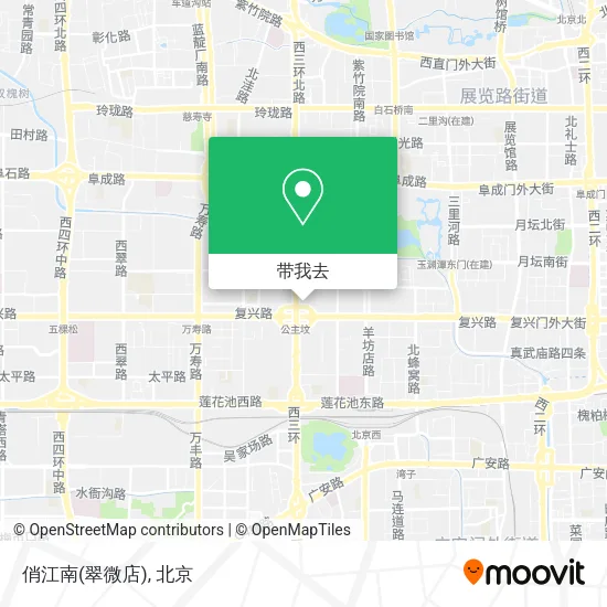 俏江南(翠微店)地图