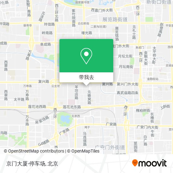 京门大厦-停车场地图
