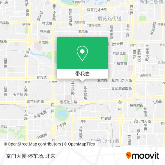 京门大厦-停车场地图