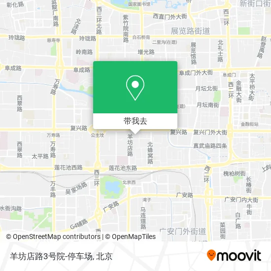 羊坊店路3号院-停车场地图