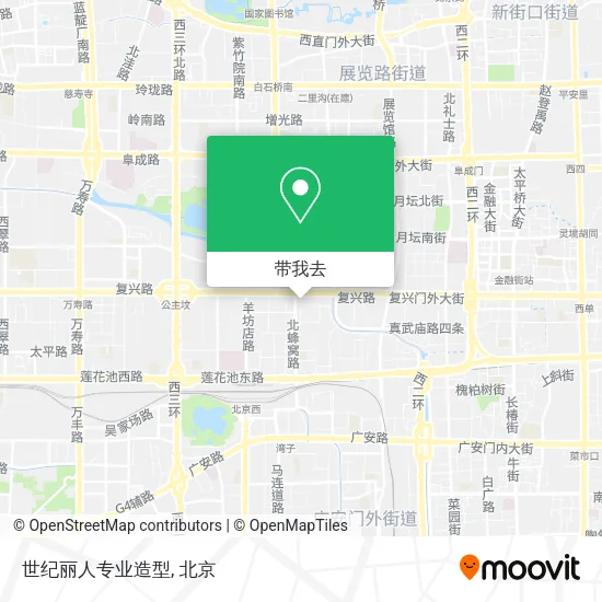 世纪丽人专业造型地图